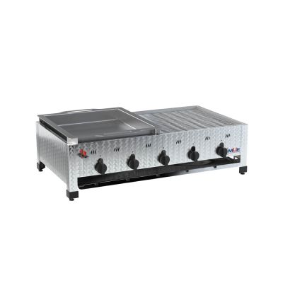 Hochwertiger Edelstahl Gasgrill von MUE – für Flüssig- oder Erdgas, als Tisch- oder Standgerät. Ideal für Gastronomie & anspruchsvolle Grillfans.