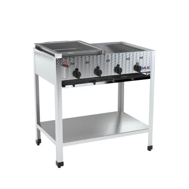 Edelstahl Gasgrill GBST4-V3