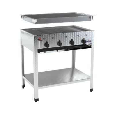 Hochwertiger Edelstahl Gasgrill von MUE – für Flüssig- oder Erdgas, als Tisch- oder Standgerät. Ideal für Gastronomie & anspruchsvolle Grillfans.