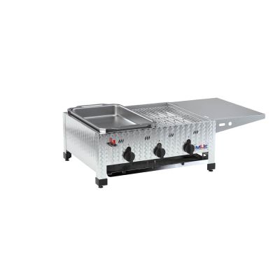 Hochwertiger Edelstahl Gasgrill von MUE – für Flüssig- oder Erdgas, als Tisch- oder Standgerät. Ideal für Gastronomie & anspruchsvolle Grillfans.