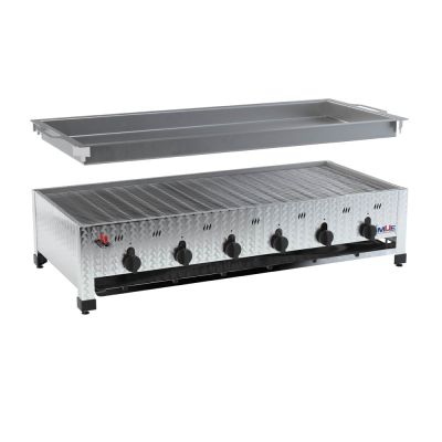 Hochwertiger Edelstahl Gasgrill von MUE – für Flüssig- oder Erdgas, als Tisch- oder Standgerät. Ideal für Gastronomie & anspruchsvolle Grillfans.