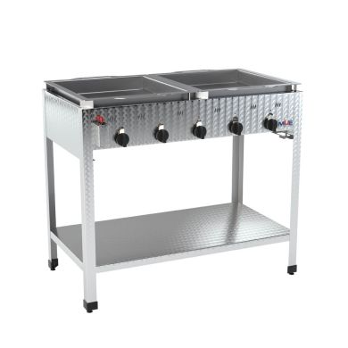 Edelstahl Gasgrill GBST5-V4