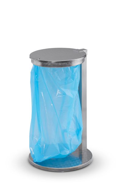 Müllsackhalter aus Edelstahl