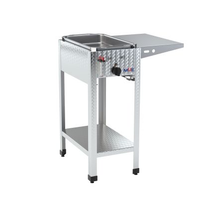 Hochwertiger Edelstahl Gasgrill von MUE – für Flüssig- oder Erdgas, als Tisch- oder Standgerät. Ideal für Gastronomie & anspruchsvolle Grillfans.
