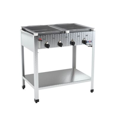 Edelstahl Gasgrill GBST4-V4