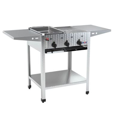 Edelstahl Gasgrill GBST3-V4