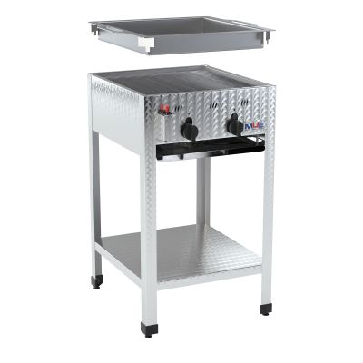 Hochwertiger Edelstahl Gasgrill von MUE – für Flüssig- oder Erdgas, als Tisch- oder Standgerät. Ideal für Gastronomie & anspruchsvolle Grillfans.