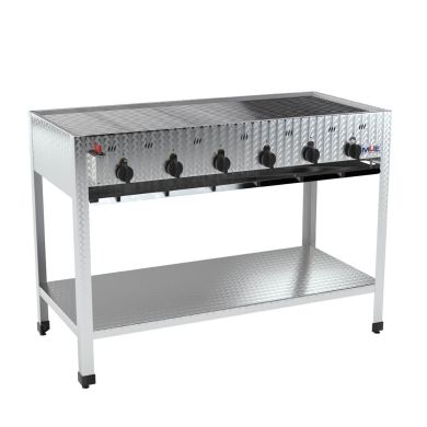 Edelstahl Gasgrill GBST6-V2