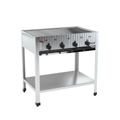 Edelstahl Gasgrill GBST4-V2