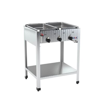 Hochwertiger Edelstahl Gasgrill von MUE – für Flüssig- oder Erdgas, als Tisch- oder Standgerät. Ideal für Gastronomie & anspruchsvolle Grillfans.