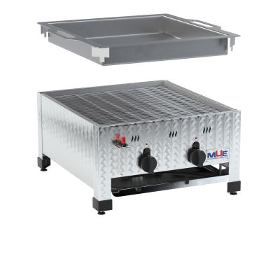 Hochwertiger Edelstahl Gasgrill von MUE – für Flüssig- oder Erdgas, als Tisch- oder Standgerät. Ideal für Gastronomie & anspruchsvolle Grillfans.