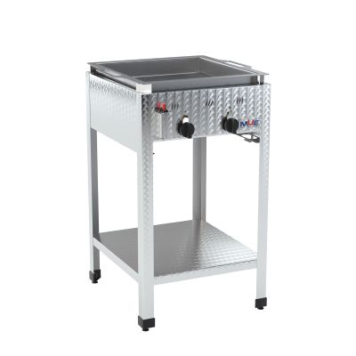 Hochwertiger Edelstahl Gasgrill von MUE – für Flüssig- oder Erdgas, als Tisch- oder Standgerät. Ideal für Gastronomie & anspruchsvolle Grillfans.