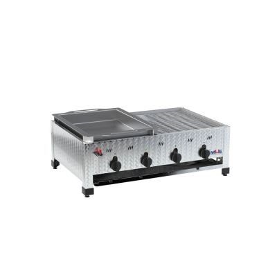 Hochwertiger Edelstahl Gasgrill von MUE – für Flüssig- oder Erdgas, als Tisch- oder Standgerät. Ideal für Gastronomie & anspruchsvolle Grillfans.
