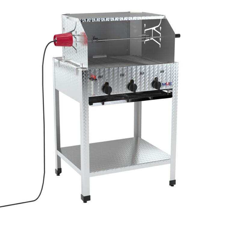 Hochwertiger Edelstahl Gasgrill von MUE – für Flüssig- oder Erdgas, als Tisch- oder Standgerät. Ideal für Gastronomie & anspruchsvolle Grillfans.
