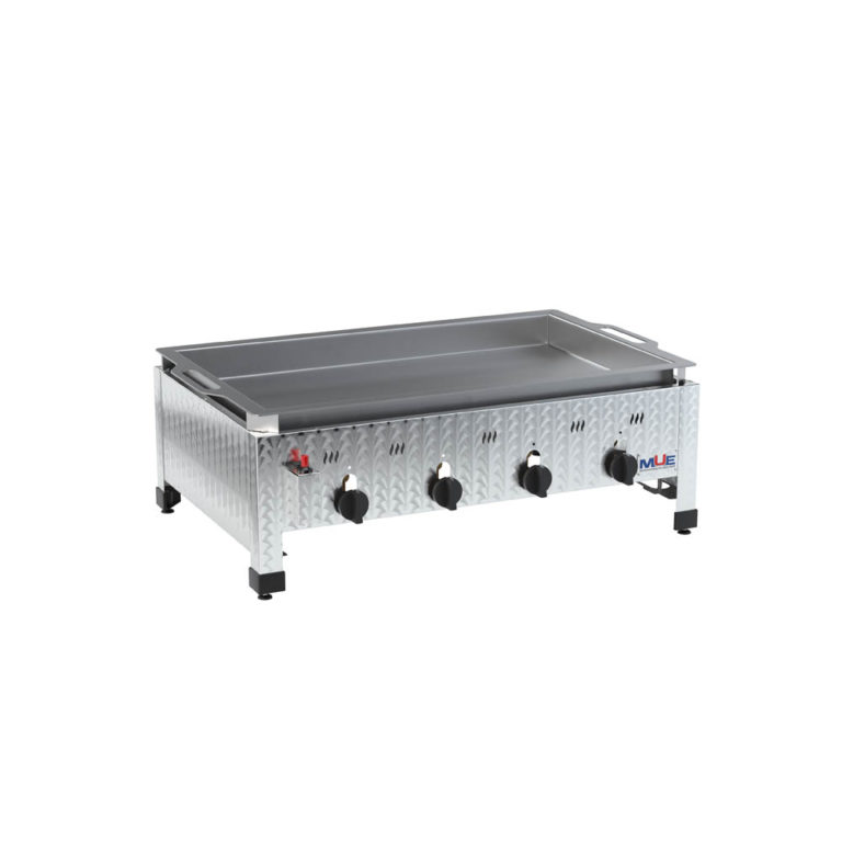 Hochwertiger Edelstahl Gasgrill von MUE – für Flüssig- oder Erdgas, als Tisch- oder Standgerät. Ideal für Gastronomie & anspruchsvolle Grillfans.