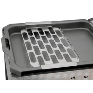 Verschiebbarer Warmhalte- und Abtropfrost