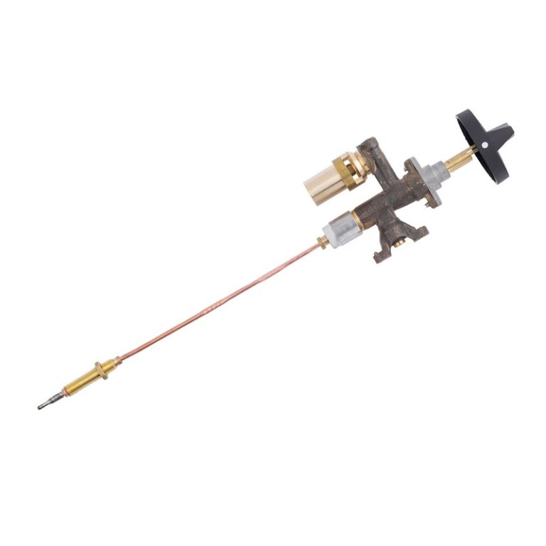 Gashahn für Schellenbefestigung